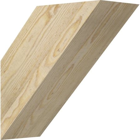 Ekena Millwork 6"W x 14"D x 14"H Traditional Rough Sawn Knee Brace, Douglas Fir BRC06X14X14TRA00RDF